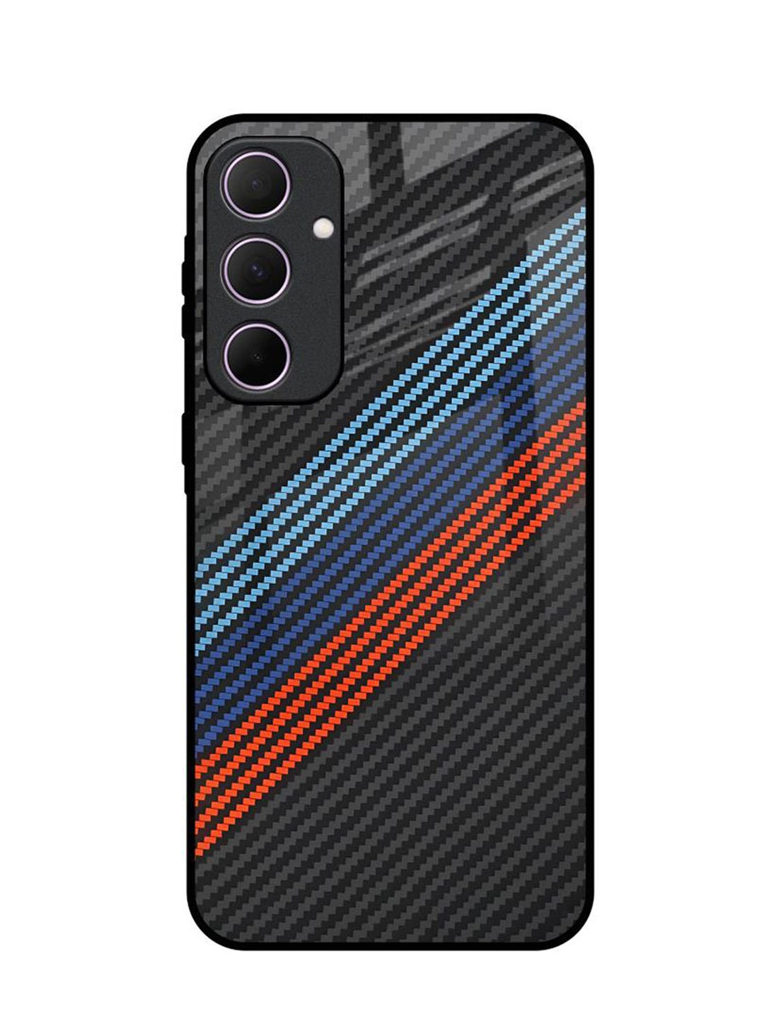 

QRIOH Carbon Inspired Samsung Galaxy A35 5G Impact Resistant Back Case, Black