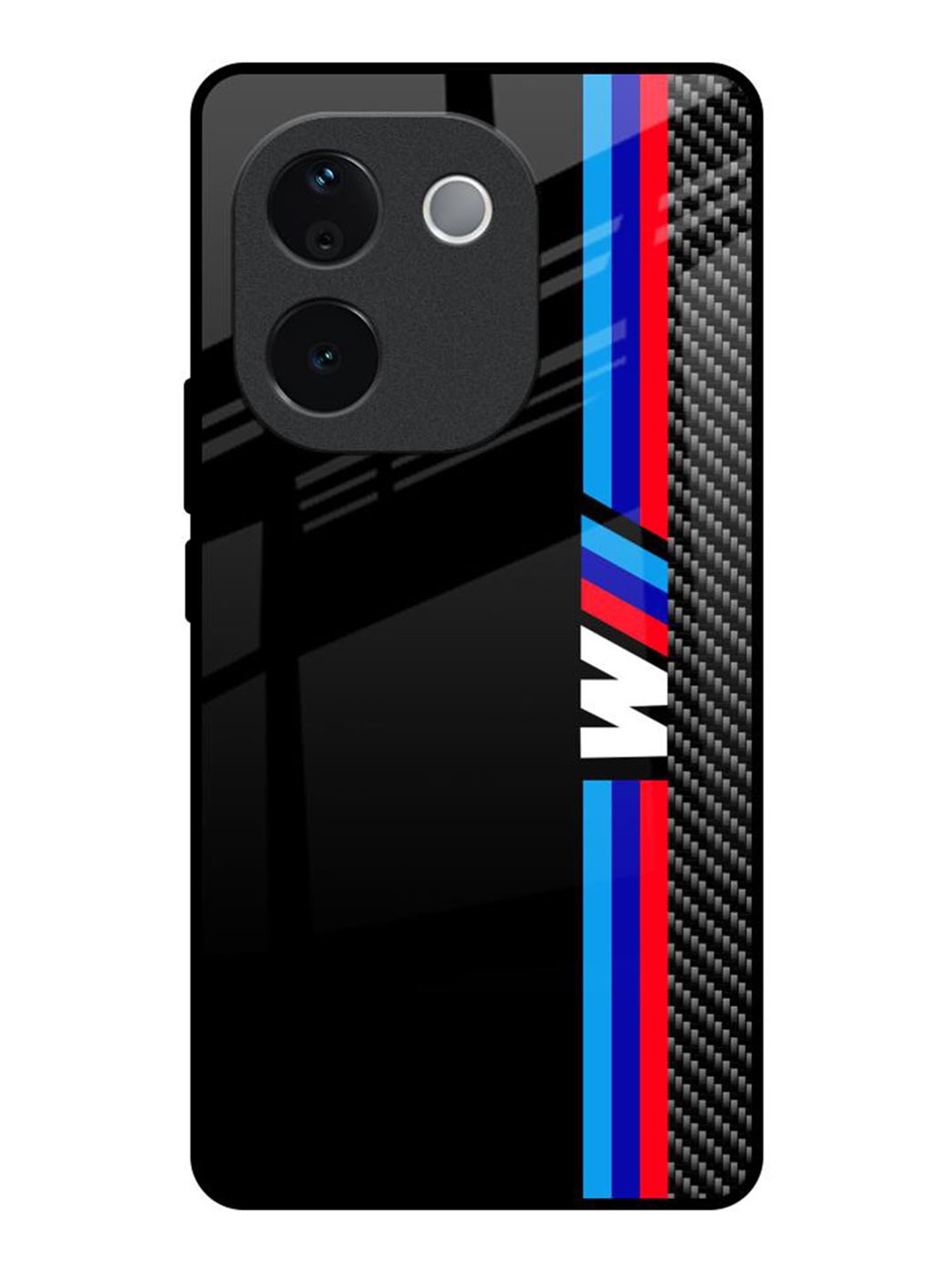 

QRIOH Automotive Art Vivo T3 Pro 5G Impact Resistant Back Case, Black