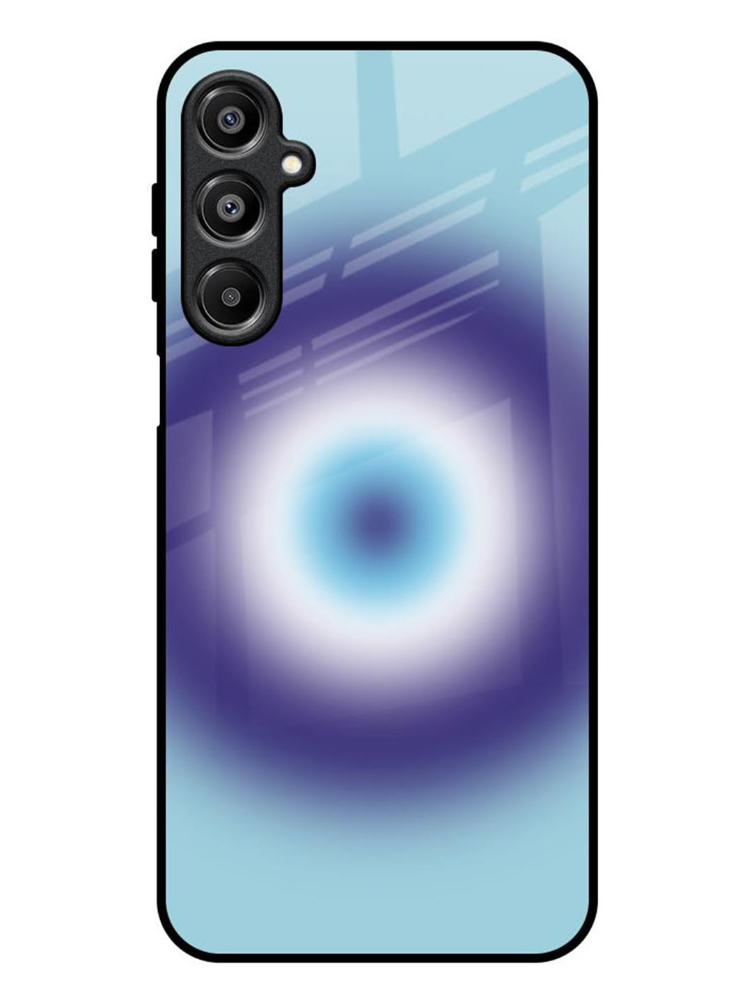 

QRIOH Evil Eye Art Samsung Galaxy A16 5G Impact Resistant Back Case, Blue