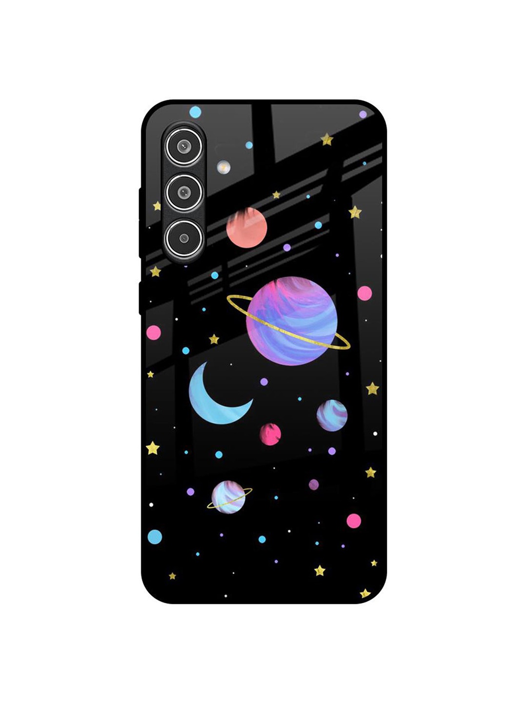 

QRIOH Planet Play Samsung Galaxy A56 5G Impact Resistant Back Case, Black