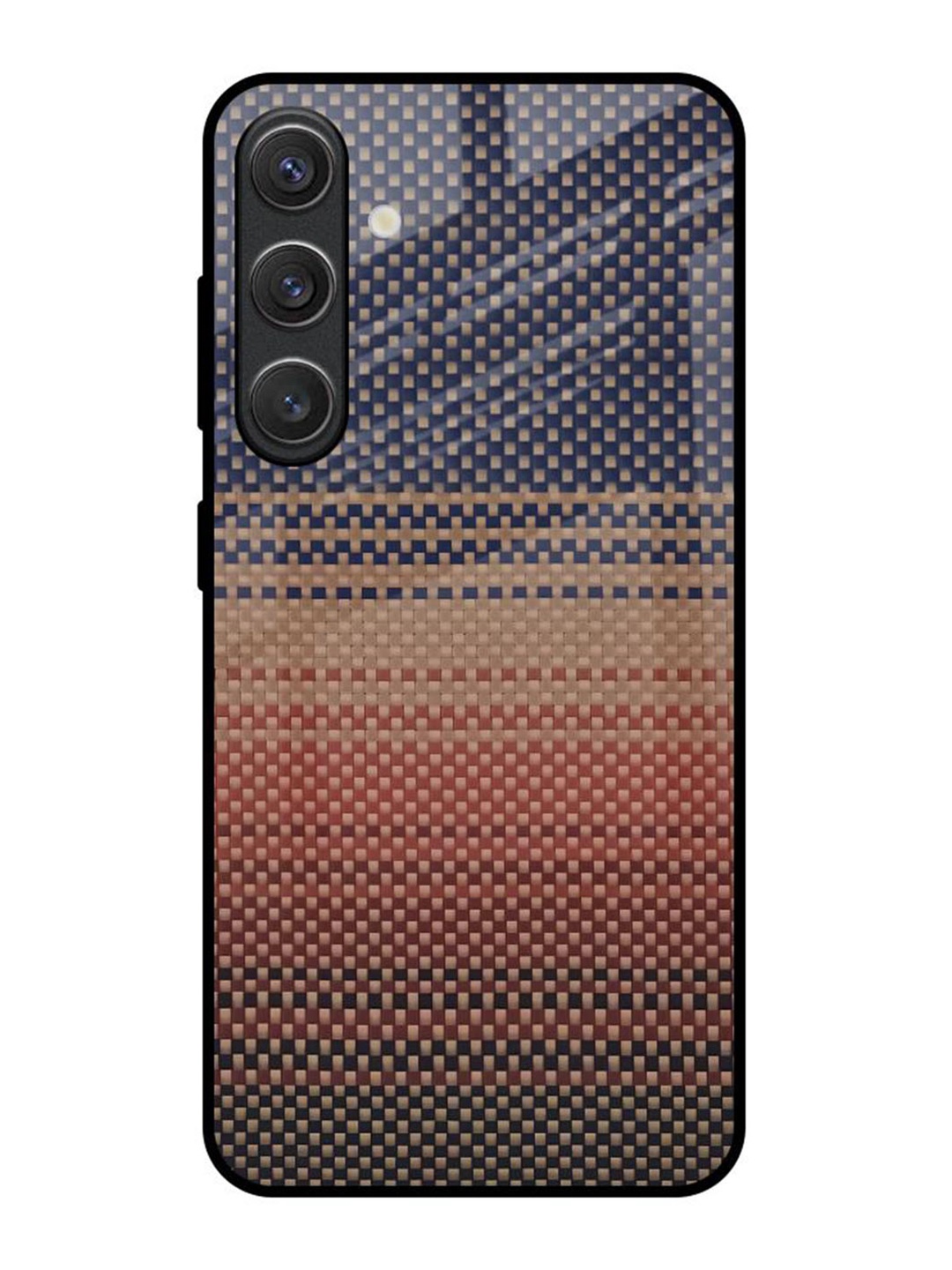 

QRIOH Fiber Artistry Samsung Galaxy S25 5G Impact Resistant Back Case, Black