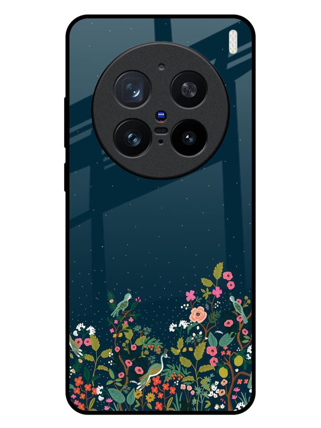 

QRIOH Small Garden Vivo X200 Pro 5G Impact Resistant Back Case, Green