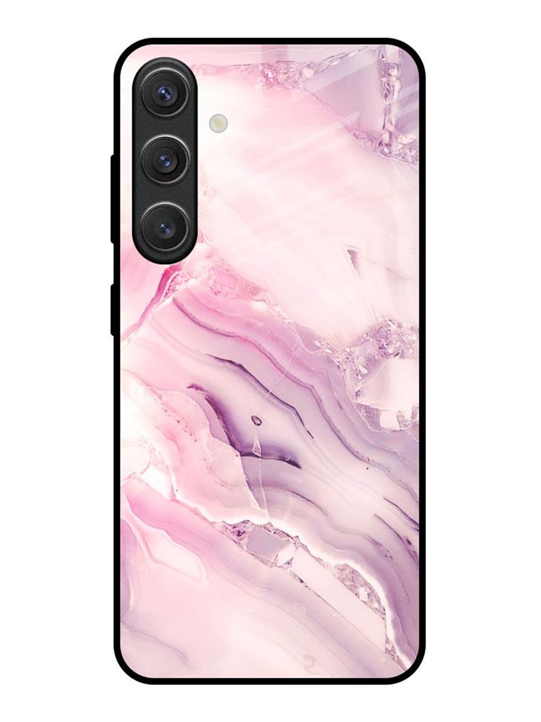 

QRIOH Diamond Pink Gradient Samsung Galaxy S25 5G Impact Resistant Back Case