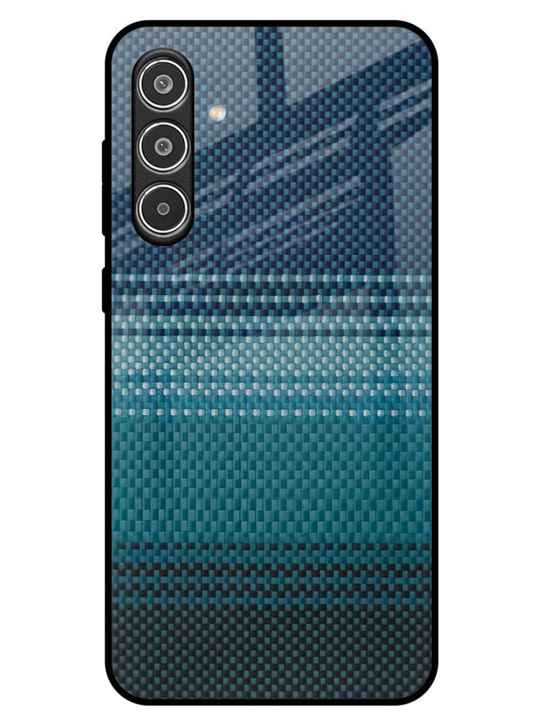 

QRIOH Modern Rug Samsung Galaxy A56 5G Impact Resistant Back Case, Blue