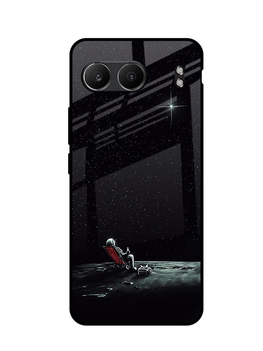 

QRIOH Relaxation Mode On OnePlus Nord 4 5G Impact Resistant Back Case, Black