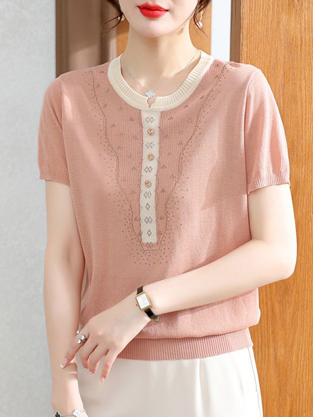 

StyleCast Women T-shirt, Pink
