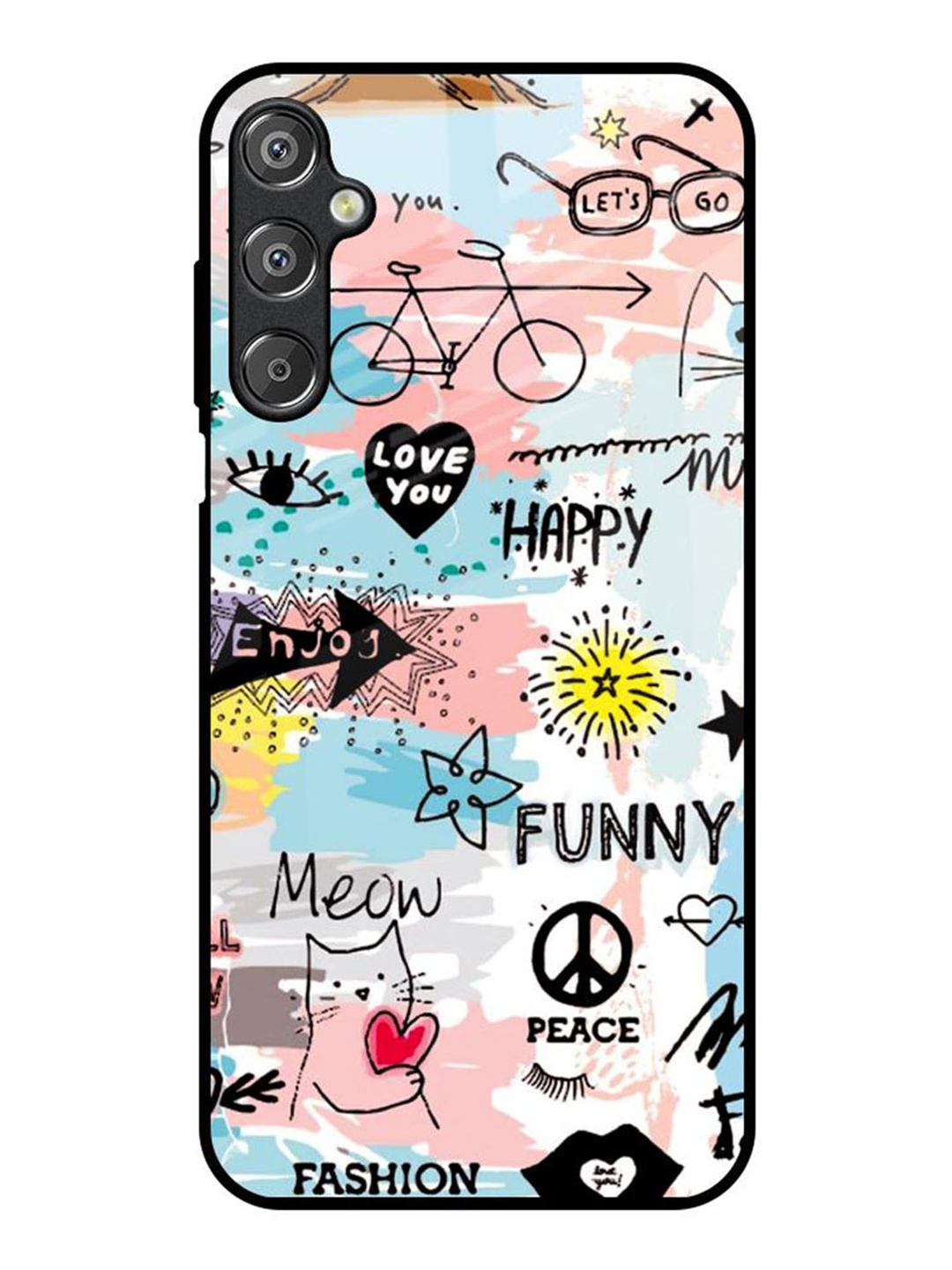 

QRIOH Just For You Samsung Galaxy F15 5G Impact Resistant Back Case, White