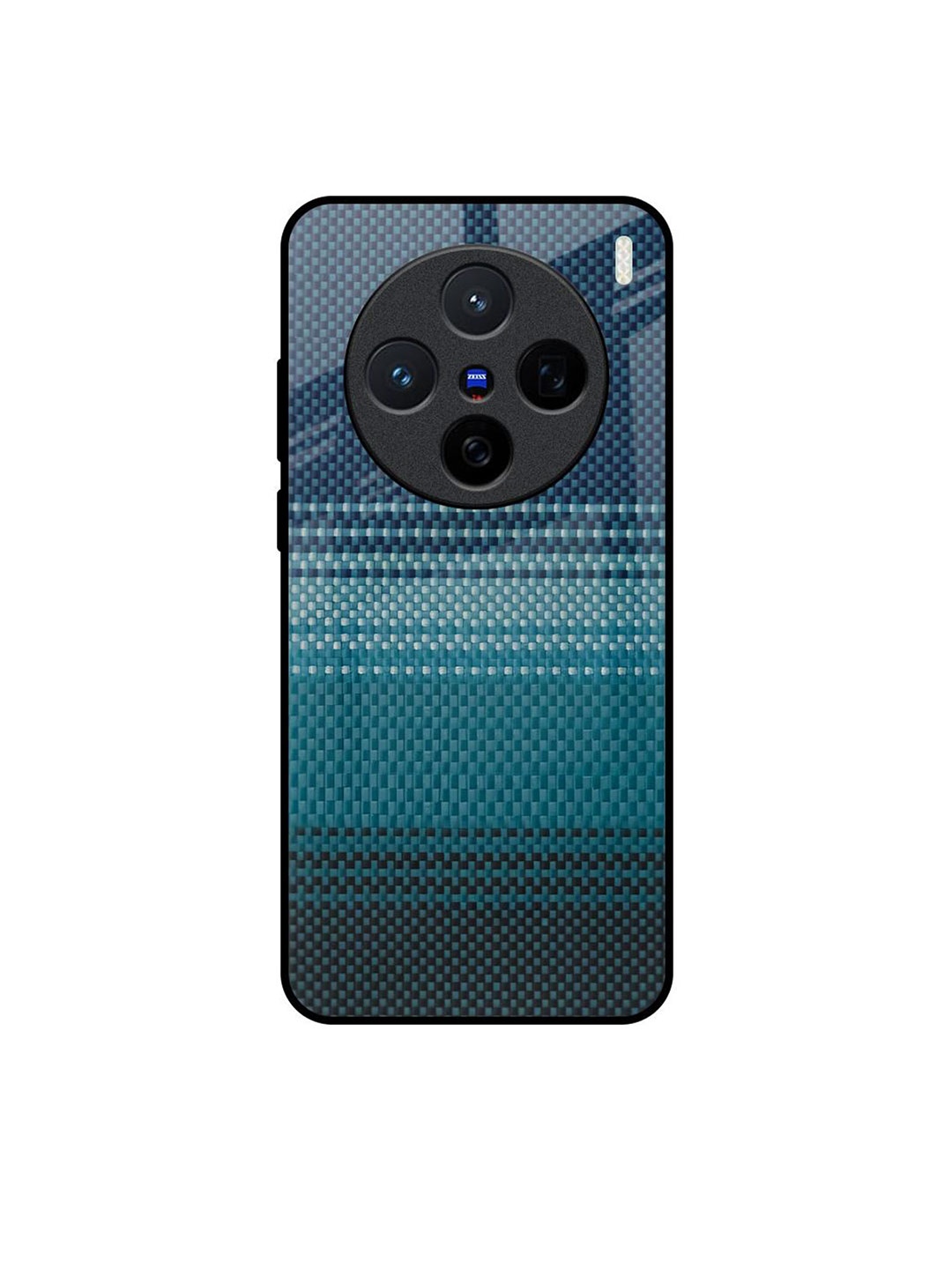 

QRIOH Modern Rug Vivo X200 5G Impact Resistant Back Case, Blue