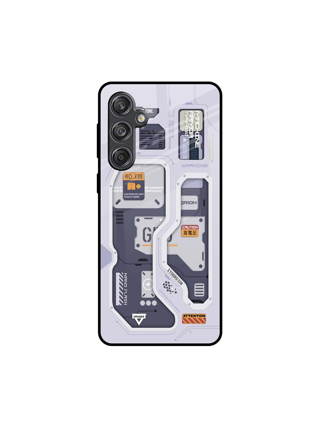 

QRIOH Typography Printed Samsung Galaxy M55 5G Back Case Mobile Accessories, Multi