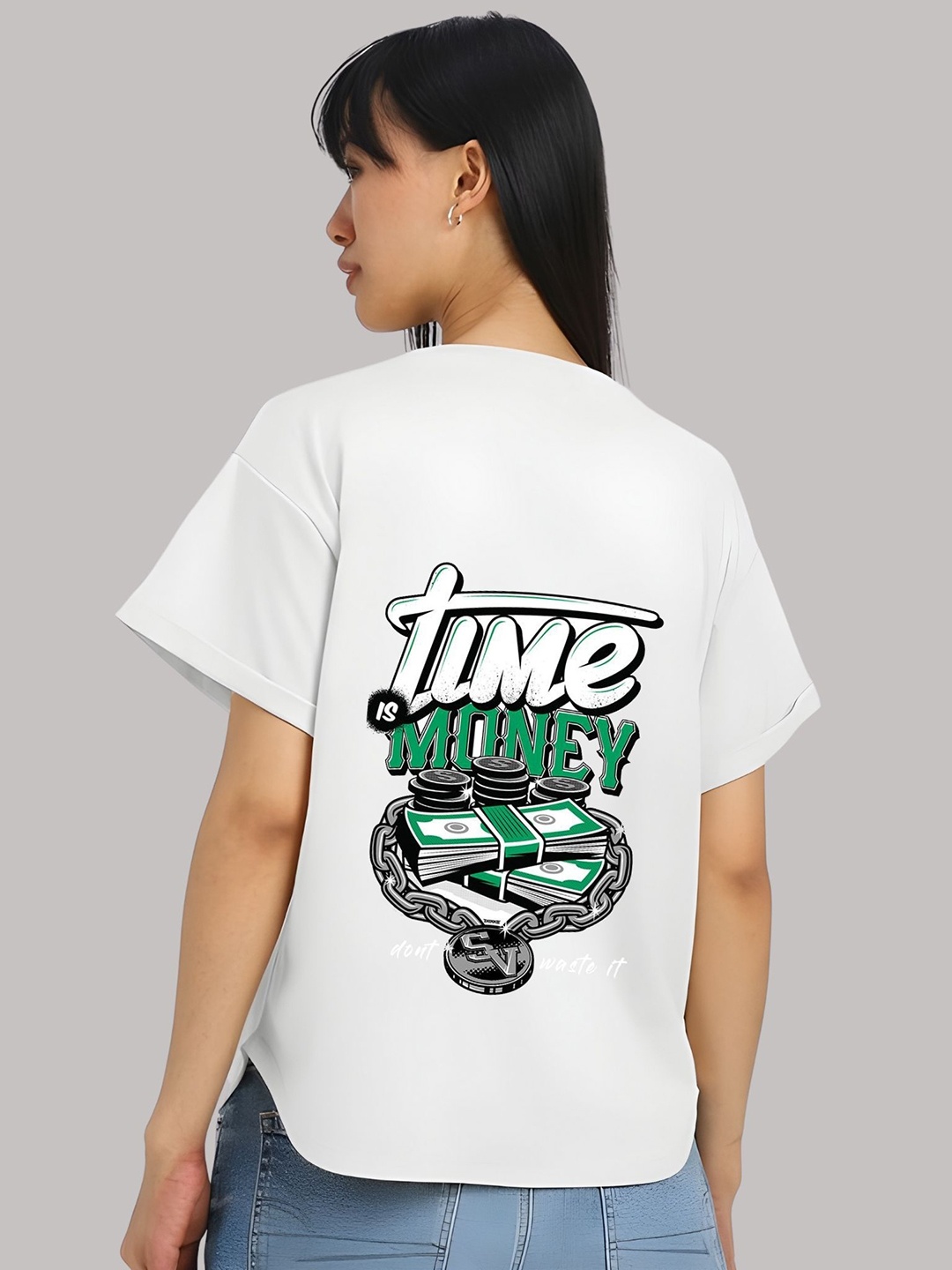 

SZN Women T-shirt, White
