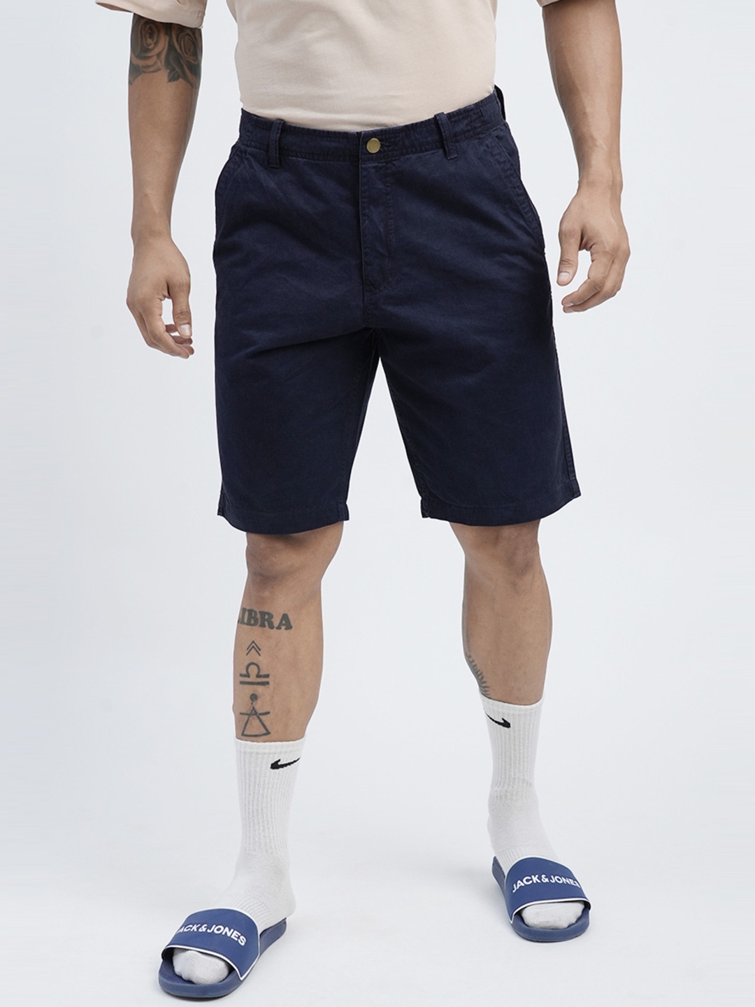 

PRONK Men Shorts, Navy blue