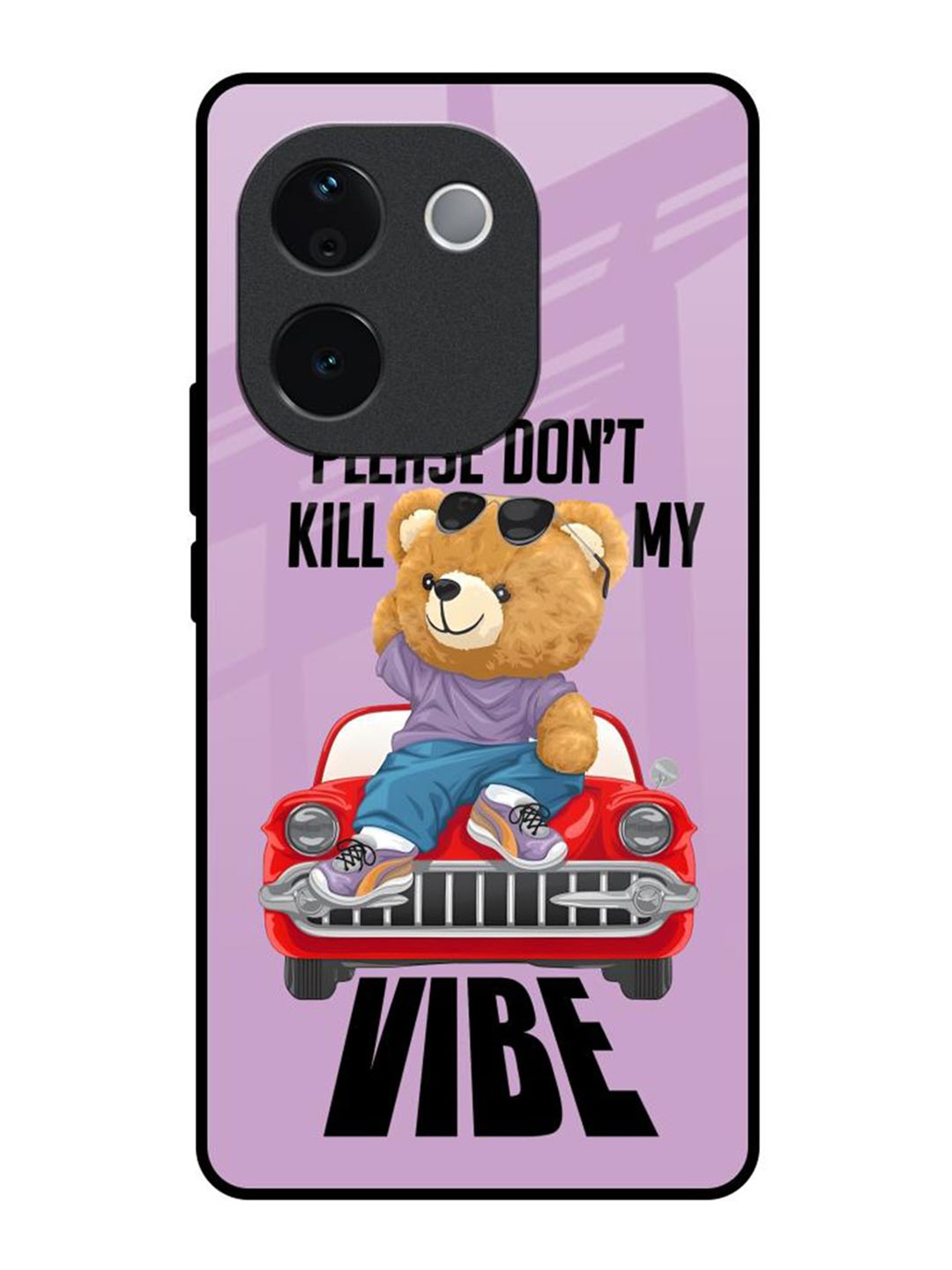 

QRIOH Typography Printed IQOO Z9s Pro 5G Back Case Mobile Accessories, Purple