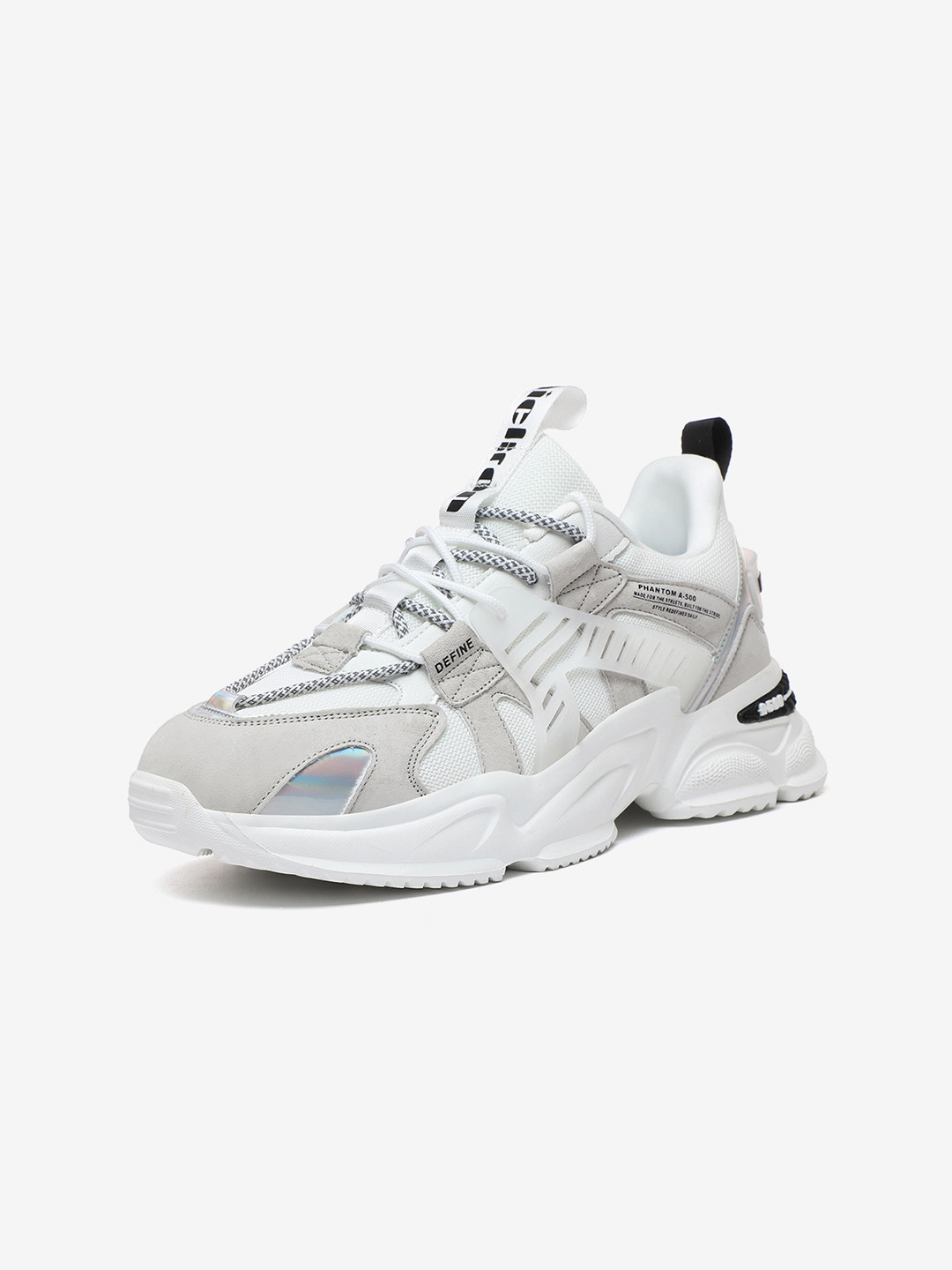 

Nickron Men Colourblocked Lace-Ups Sneakers, White