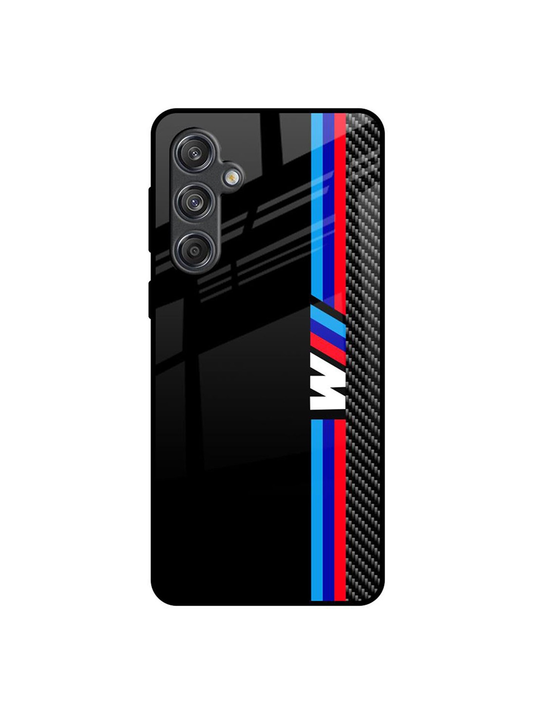 

QRIOH Automotive Art Samsung Galaxy M55 5G Impact Resistant Back Case, Black