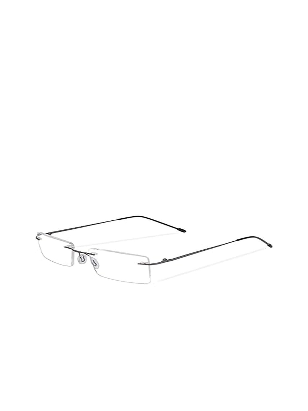 

JODYKOES Rimless Rectangle Frames, Black
