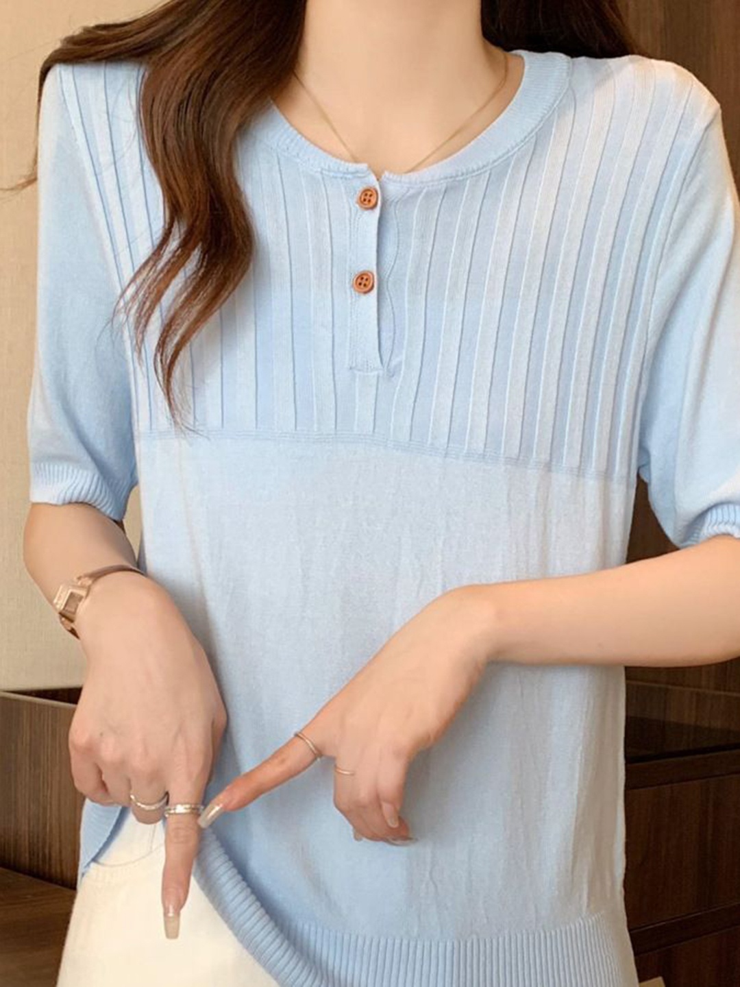 

StyleCast Women T-shirt, Blue