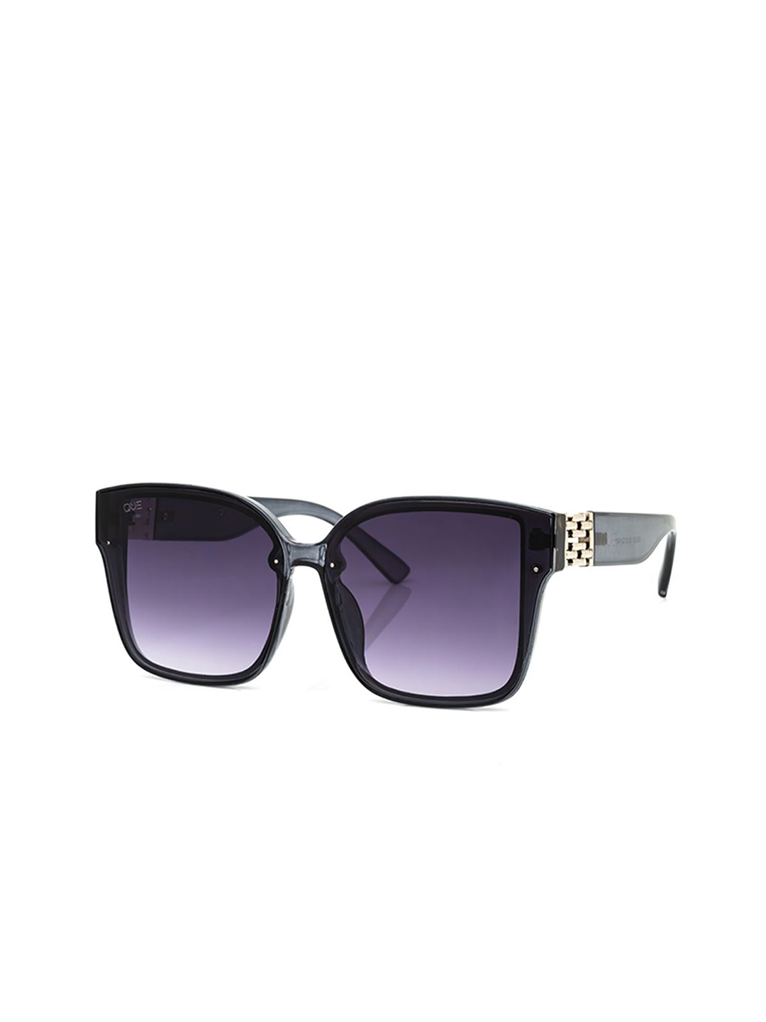 

QUE UNIVERSE Women Square Sunglasses with UV Protected Lens, Purple
