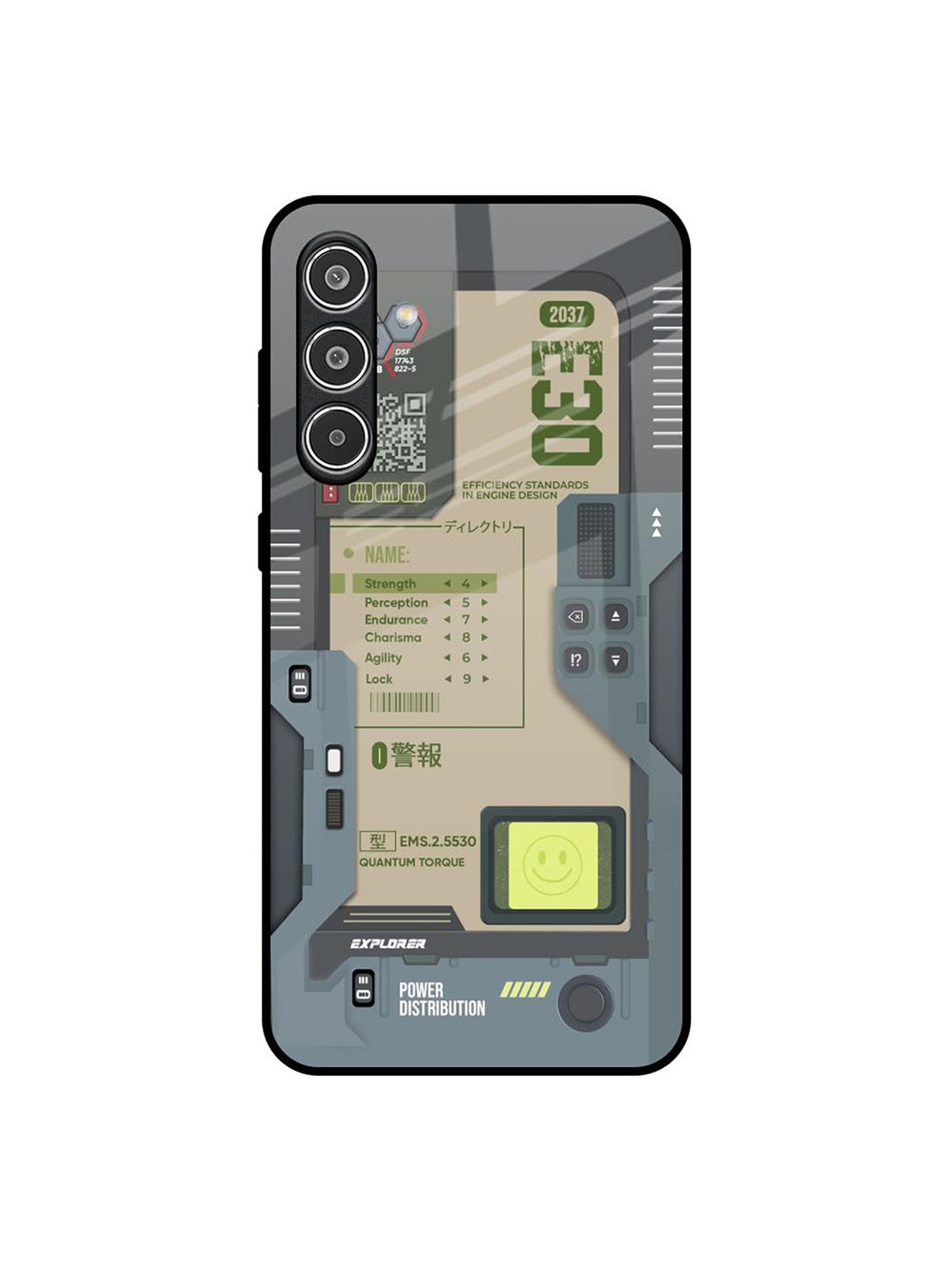 

QRIOH Art Station Samsung Galaxy A36 5G Impact Resistant Back Case, Grey