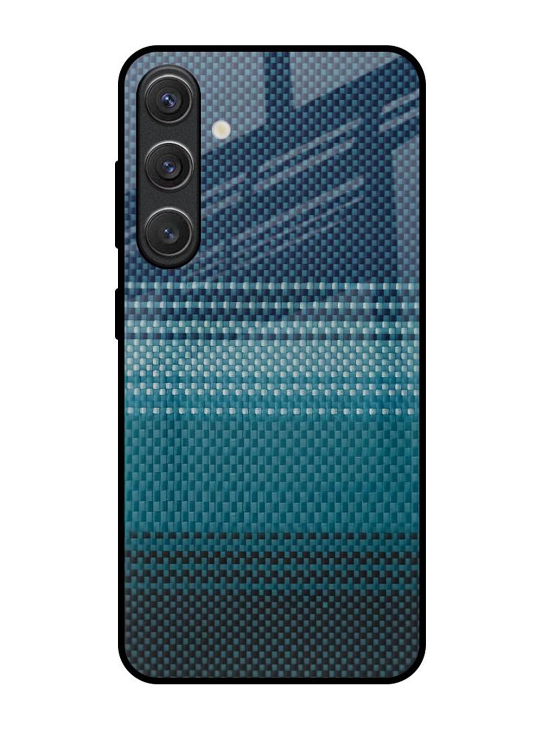 

QRIOH Modern Rug Samsung Galaxy S25 5G Impact Resistant Back Case, Blue
