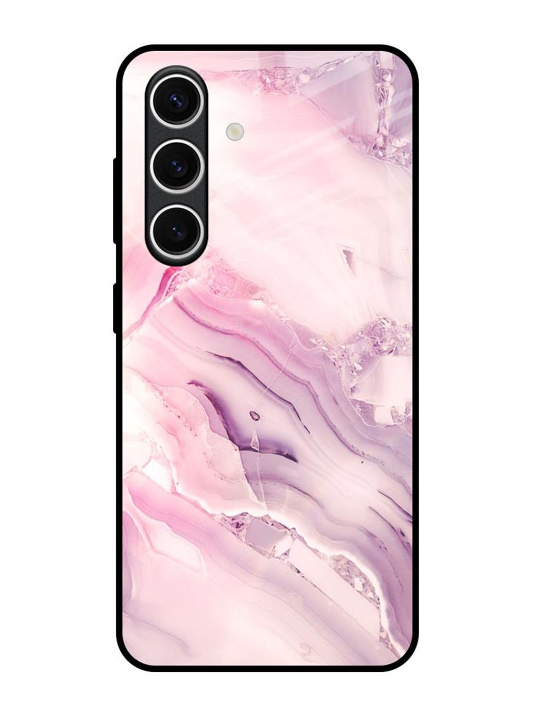 

QRIOH Diamond Pink Gradient Samsung Galaxy S24 FE 5G Impact Resistant Back Case
