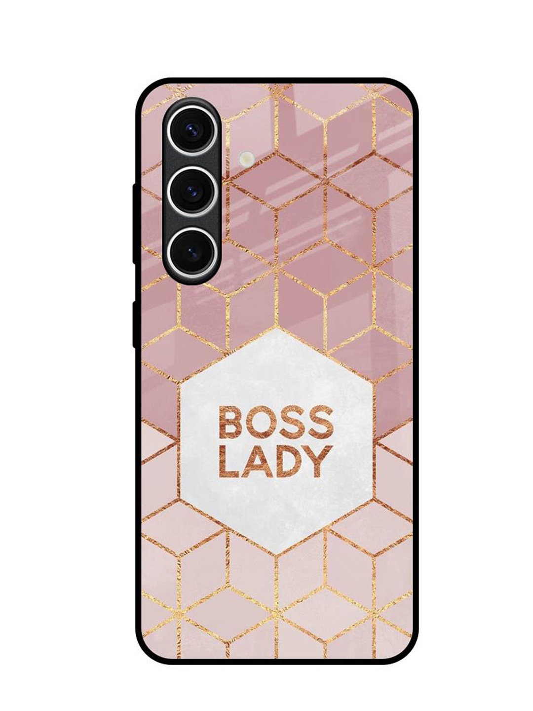 

QRIOH Boss Lady Samsung Galaxy S24 FE 5G Impact Resistant Back Case, Pink