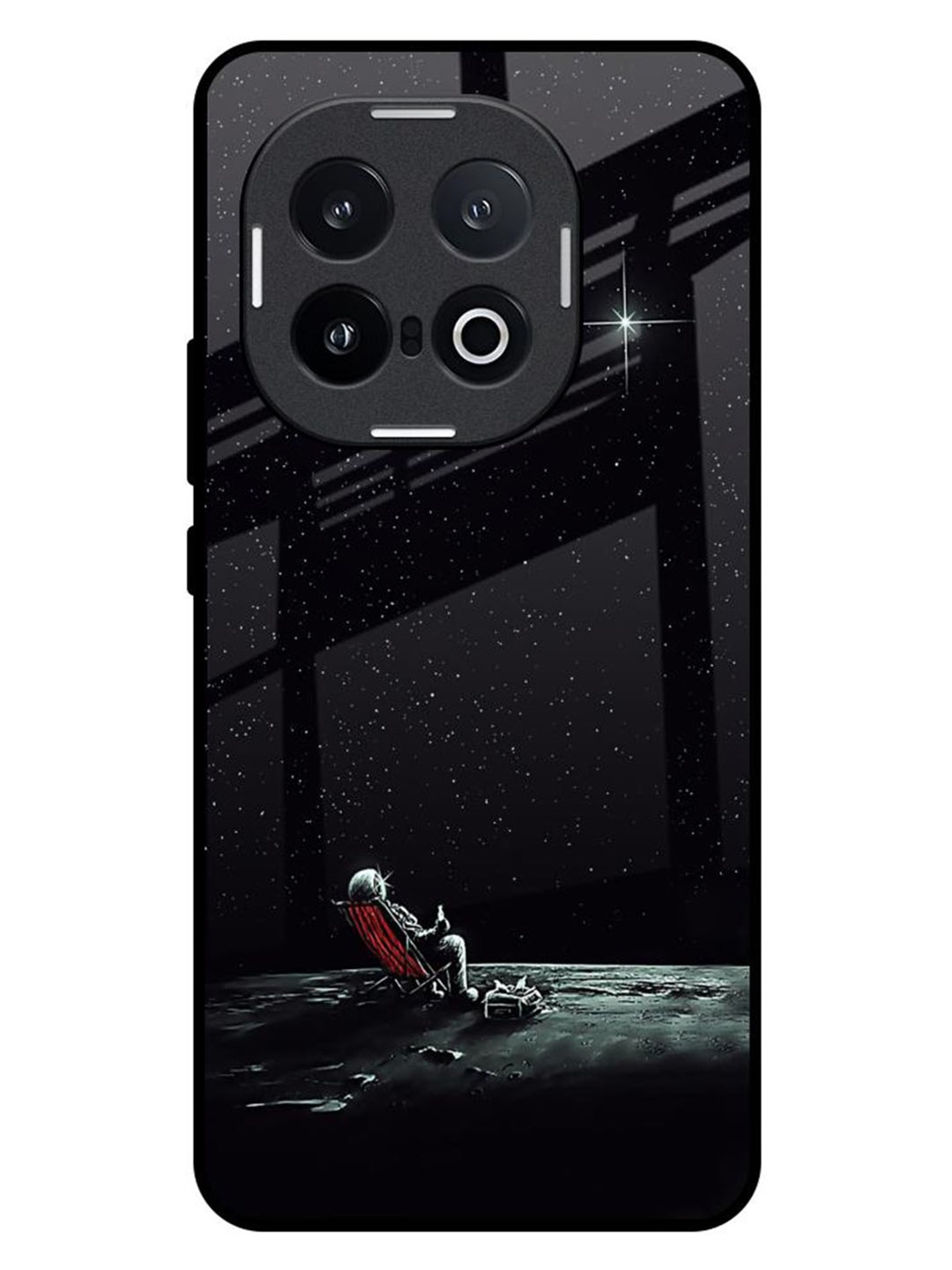 

QRIOH Relaxation Mode On IQOO 13 5G Impact Resistant Back Case, Black