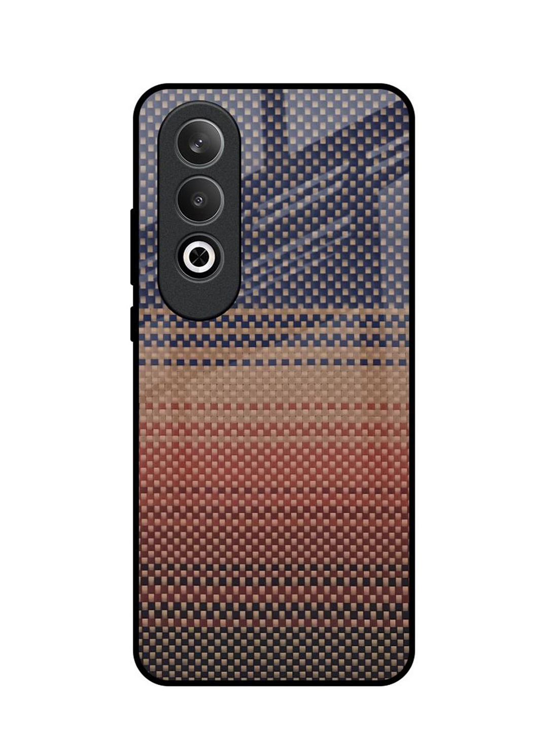 

QRIOH Fiber Artistry OnePlus Nord CE4 5G Impact Resistant Back Case, Black