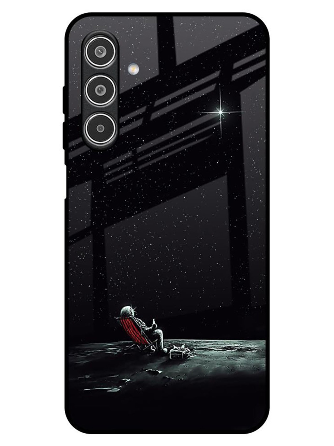 

QRIOH Relaxation Mode On Samsung Galaxy A26 5G Impact Resistant Back Case, Black