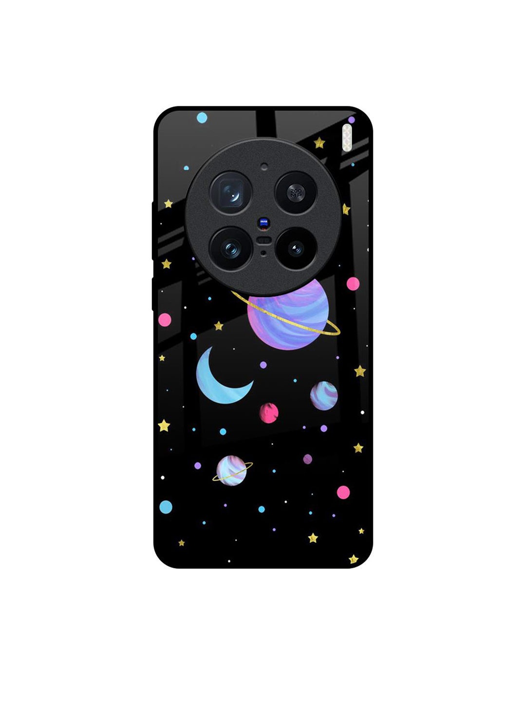

QRIOH Planet Play Vivo X200 Pro 5G Impact Resistant Back Case, Black