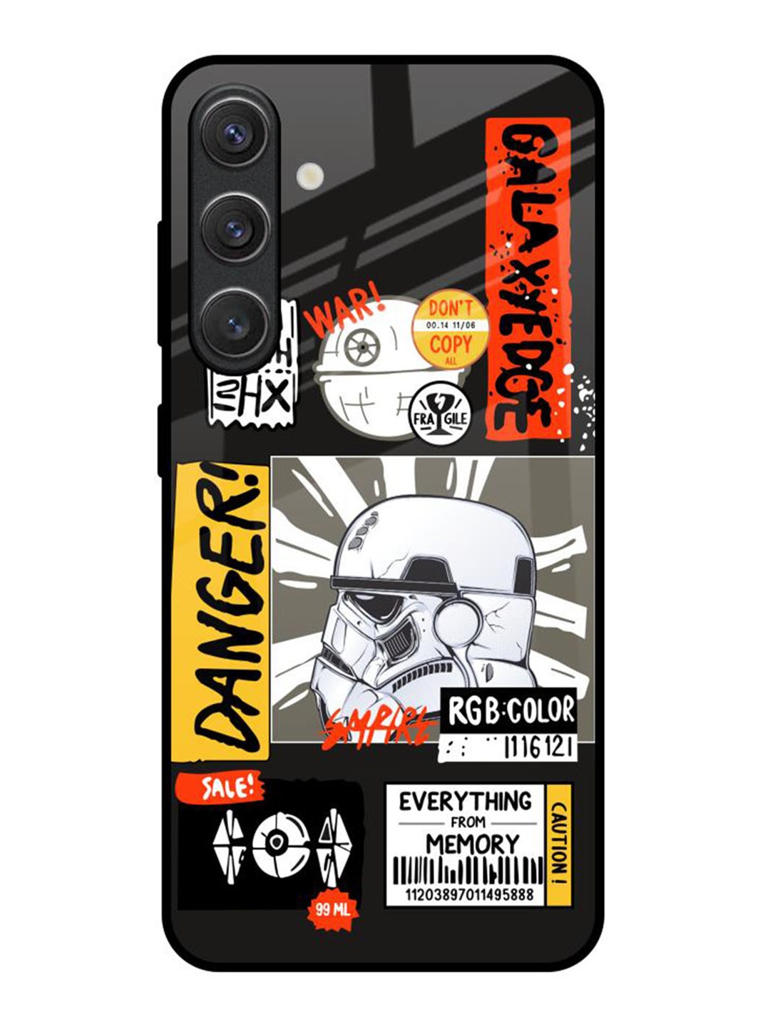 

QRIOH Galaxy Edge Samsung Galaxy S25 5G Impact Resistant Back Case, Black