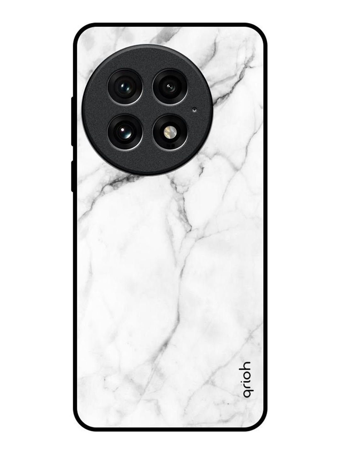 

QRIOH Modern White Marble OnePlus 13 Impact Resistant Back Case