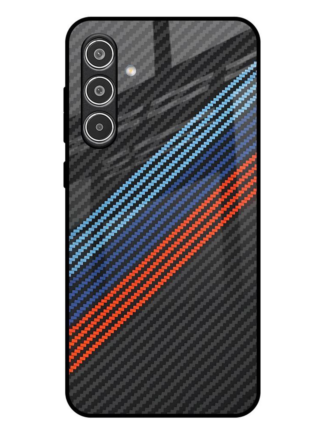 

QRIOH Carbon Inspired Samsung Galaxy A36 5G Impact Resistant Back Case, Black