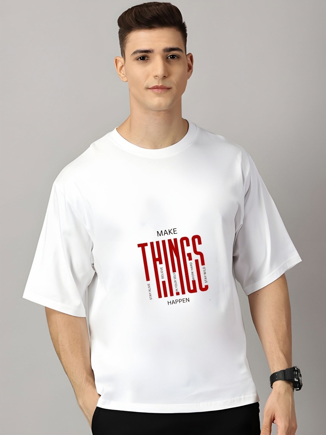 

SZN Men T-shirt, White