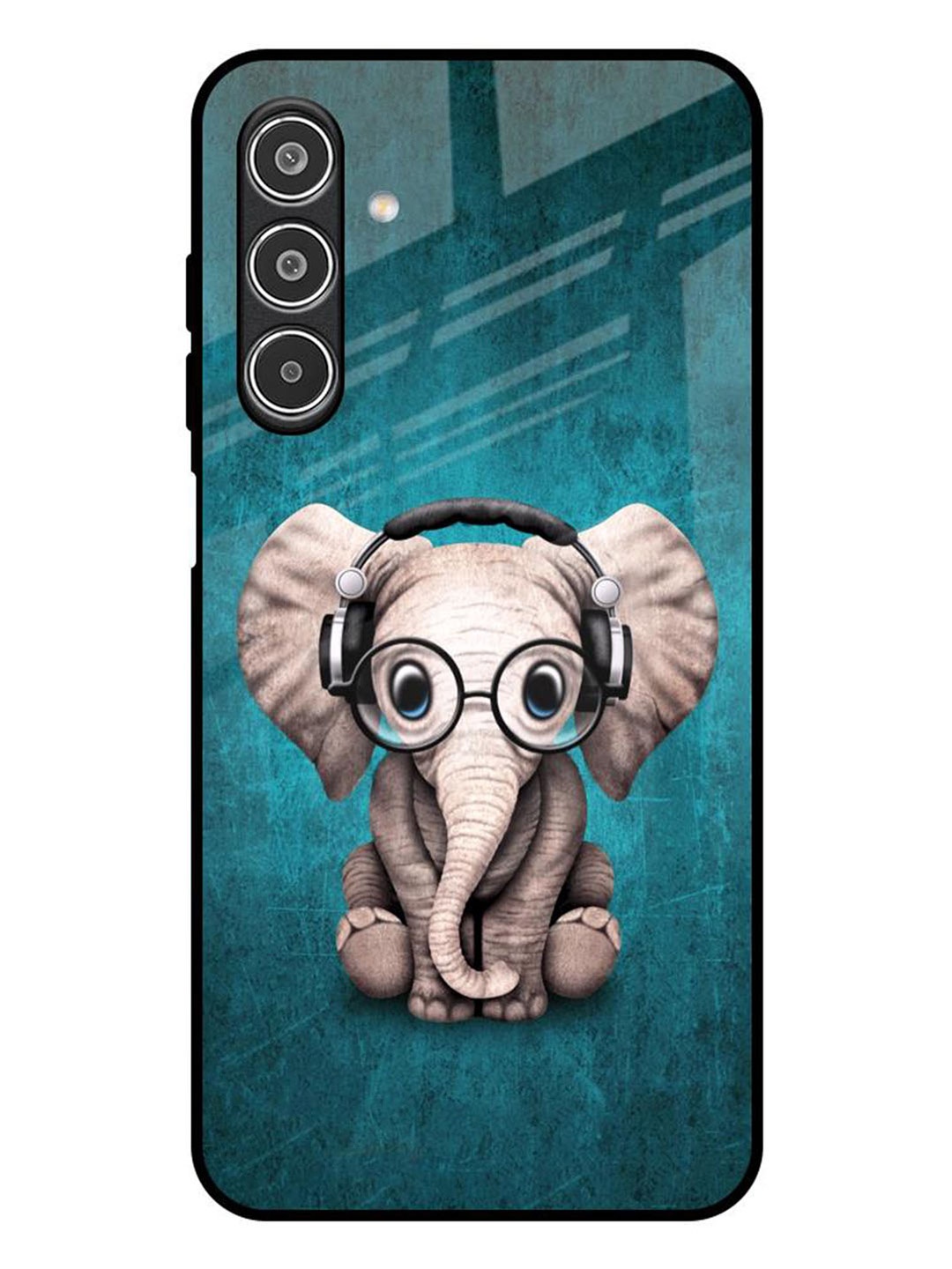 

QRIOH Adorable Baby Elephant Samsung Galaxy A26 5G Impact Resistant Back Case, Teal