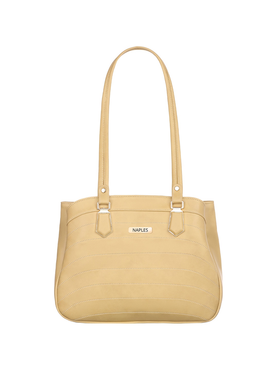 

Naples PU Structured Shoulder Bag, Black