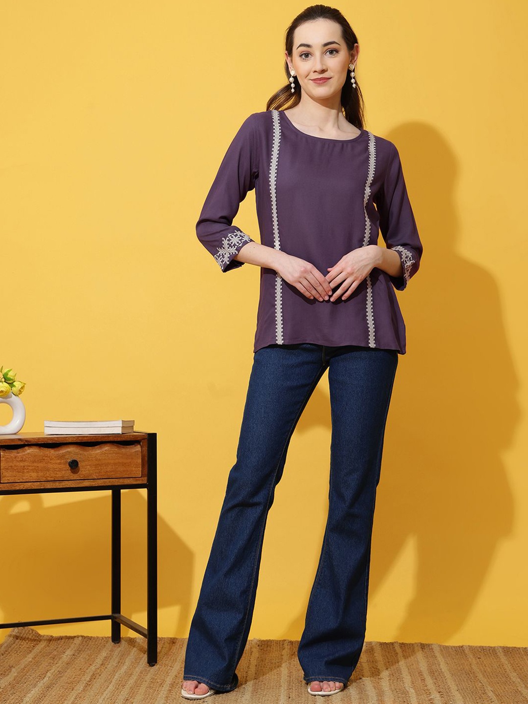 

Kinjo Cotton Top, Lavender