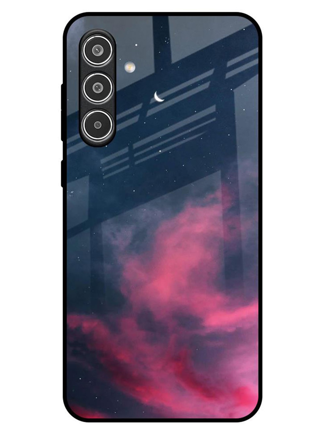 

QRIOH Moon Night Samsung Galaxy A36 5G Impact Resistant Back Case, Teal