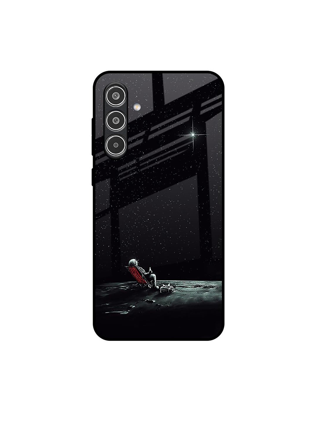 

QRIOH Relaxation Mode On Samsung Galaxy A56 5G Impact Resistant Back Case, Black