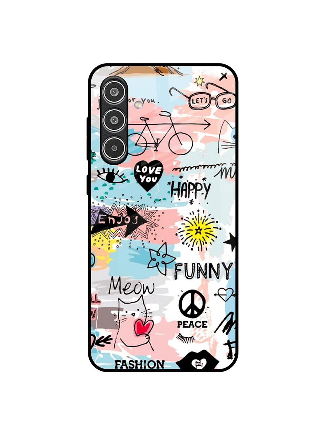 

QRIOH Just For You Samsung Galaxy A56 5G Impact Resistant Back Case, Blue