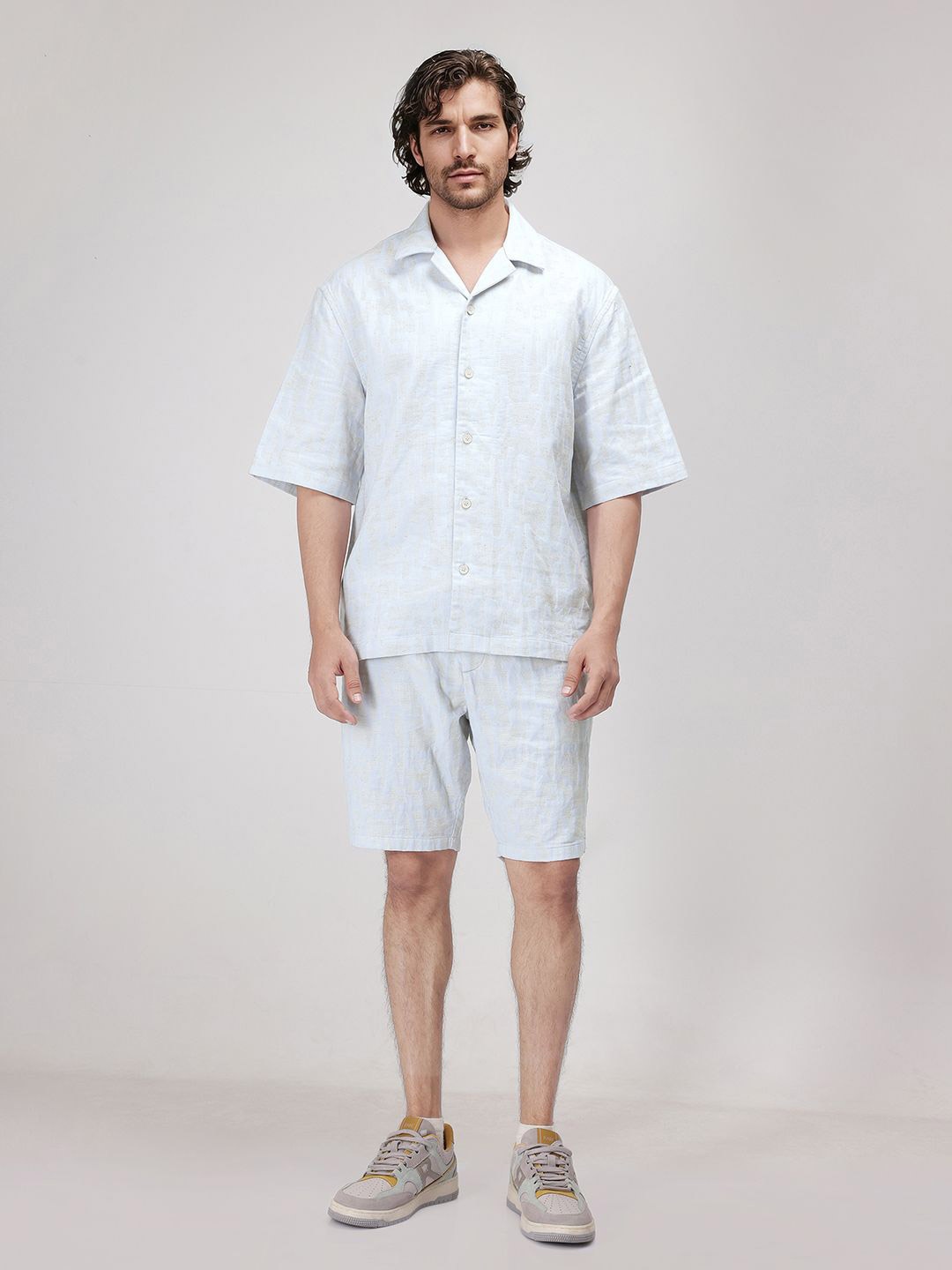 

RARE RABBIT Men Comfort Floral Opaque Casual Shirt, Blue