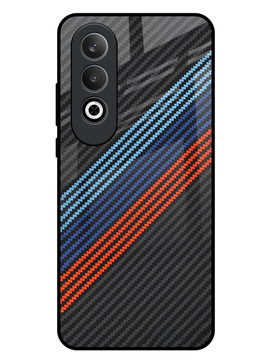 

QRIOH Carbon Inspired OnePlus Nord CE4 5G Impact Resistant Back Case, Black