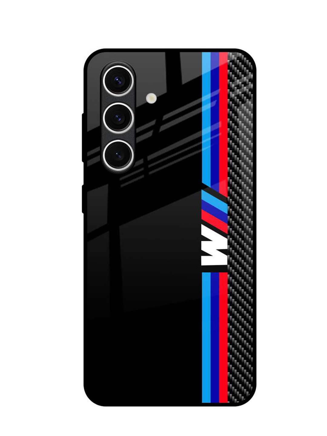 

QRIOH Automotive Art Samsung Galaxy S24 FE 5G Impact Resistant Back Case, Black