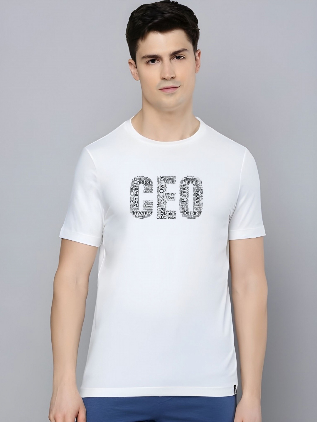

SZN Men T-shirt, White