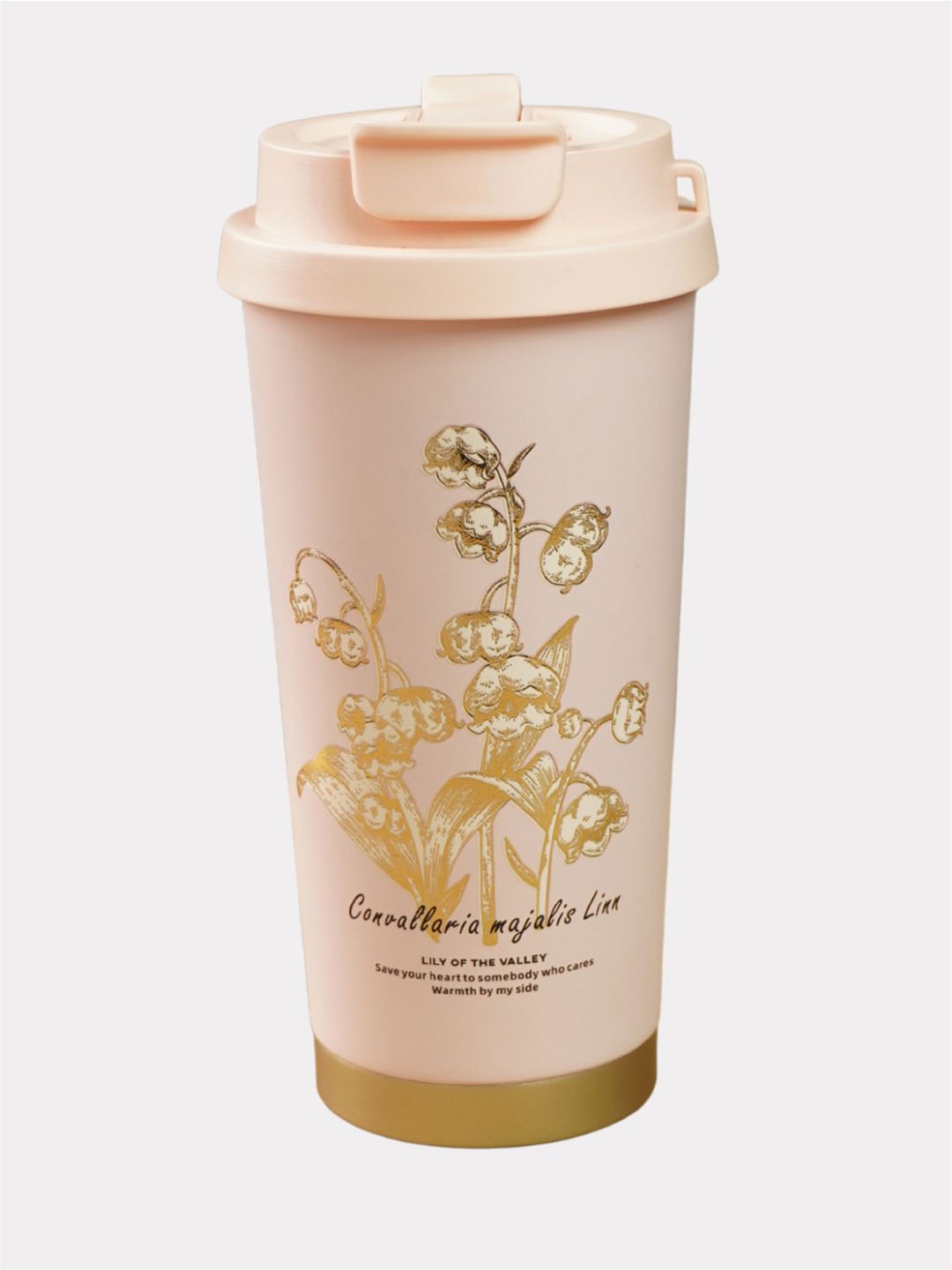

Little Surprise Box LLP Pink & Brown Printed Stainless Steel Water Bottle-520 ml