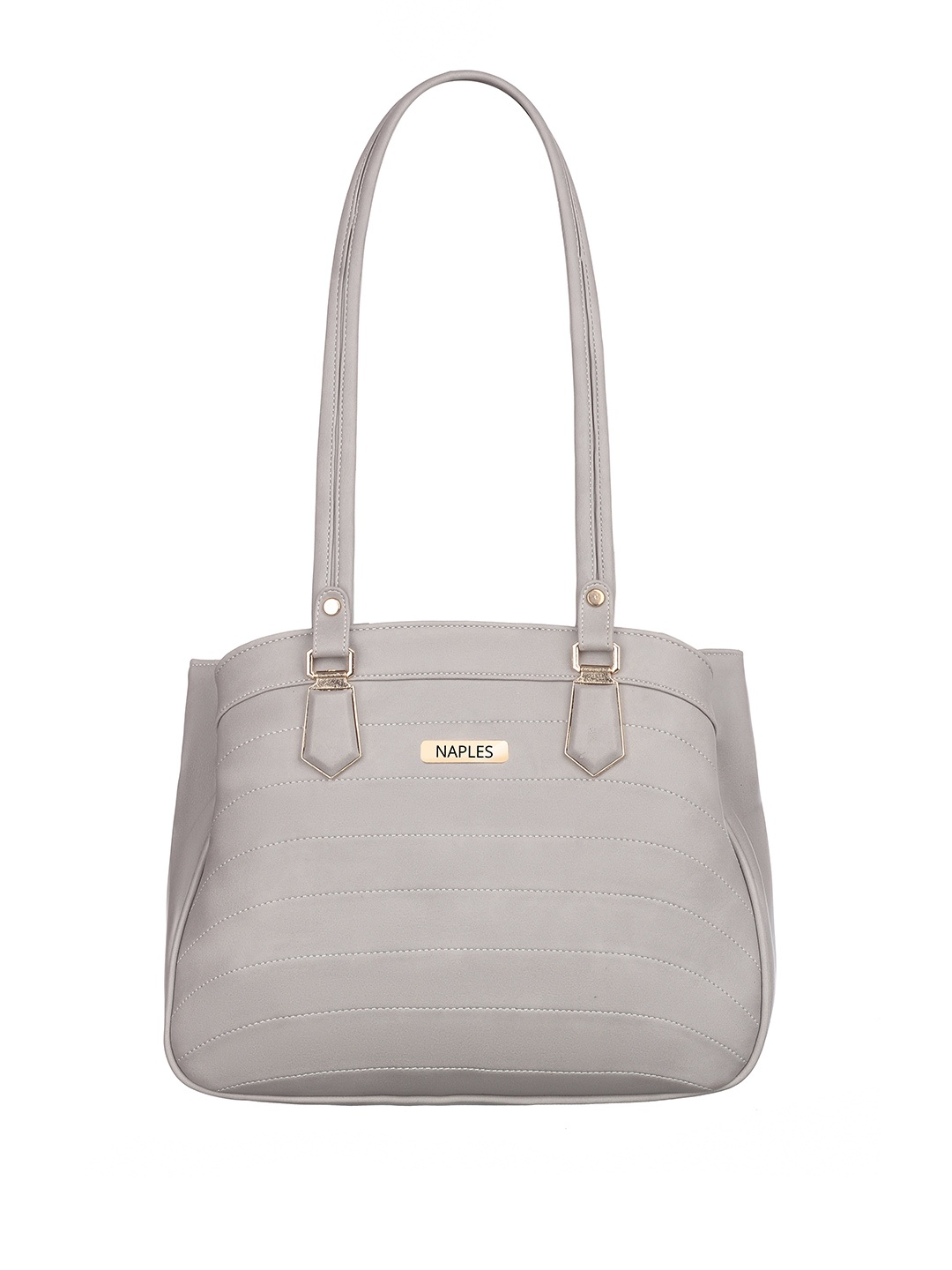 

Naples Women Striped PU Structured Shoulder Bag, Lavender