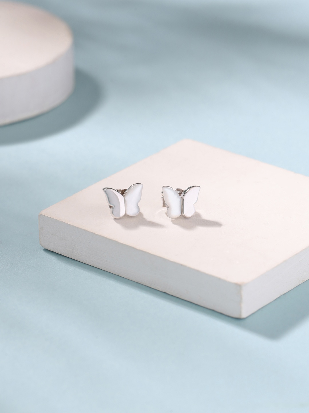 

Kicky And Perky Silver-Plated Animal Shaped Studs
