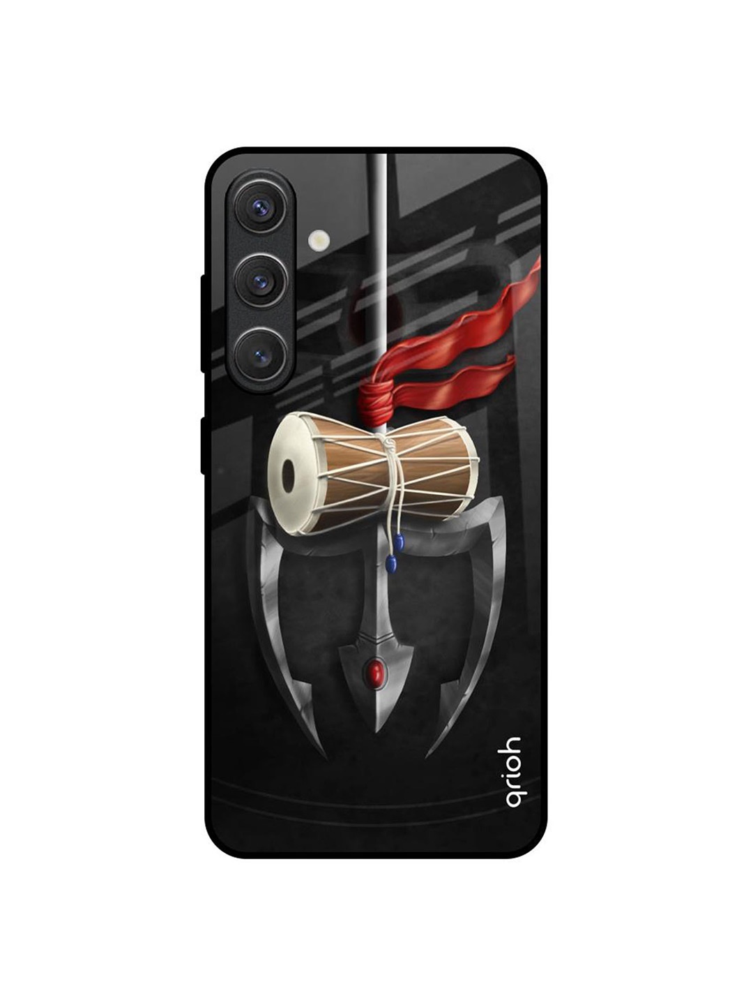 

QRIOH Power Of Lord Samsung Galaxy S25 Plus 5G Impact Resistant Back Case, Black