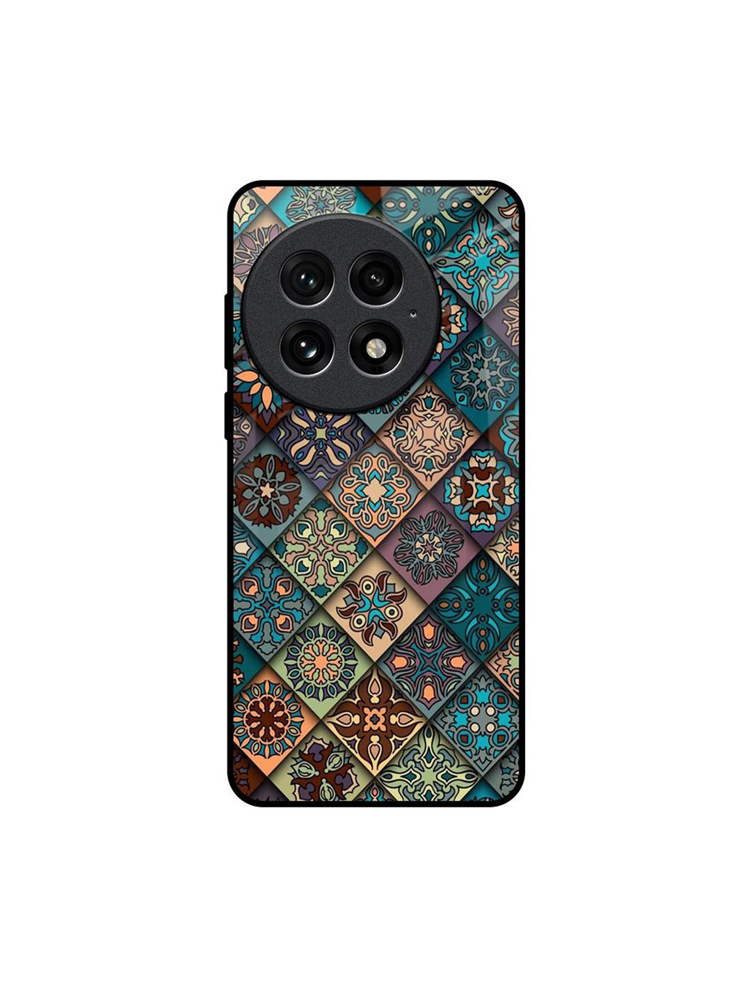 

QRIOH Retro Art OnePlus 13 Impact Resistant Back Case, Teal
