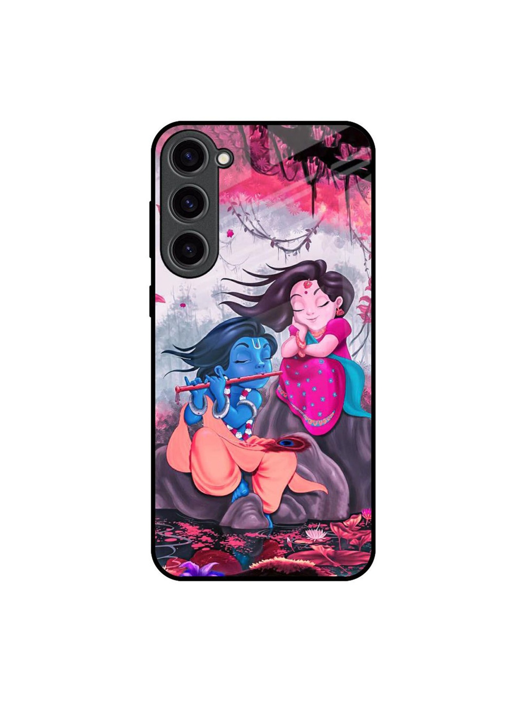 

QRIOH Quirky Printed Samsung Galaxy S23 Plus 5G Back Case Mobile Accessories, Blue