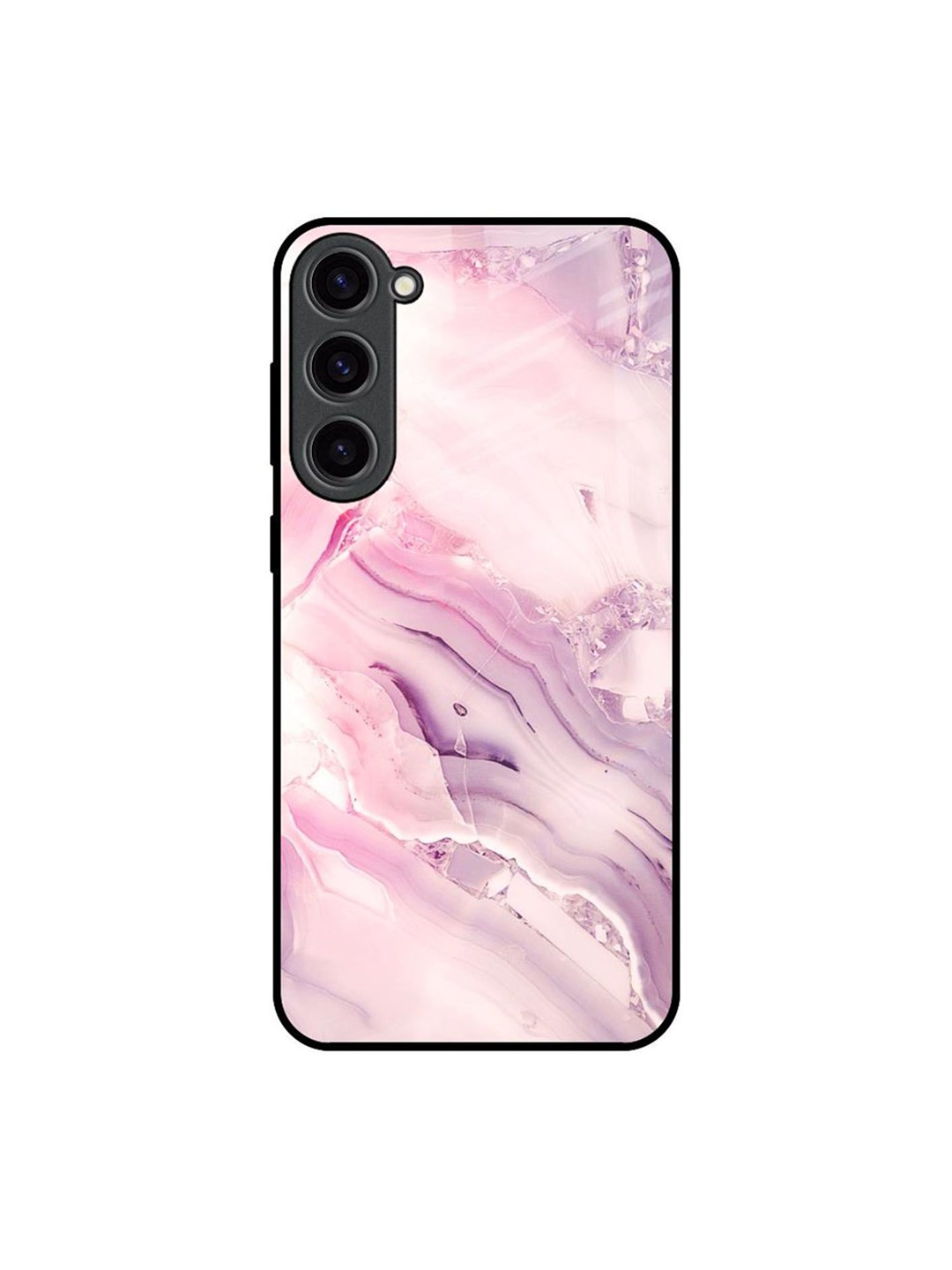 

QRIOH Abstract Printed Samsung Galaxy S23 Plus 5G Back Case Mobile Accessories, Pink